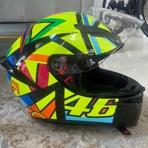“AGV K1 Soleluna Helmet w/packtalk bold communication harness installed.